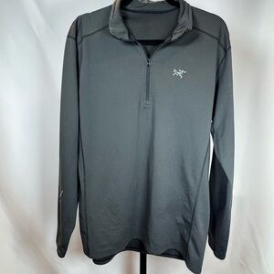 Arc’teryx Rho LT Zip Neck Base Layer Pullover Men’s Size XL